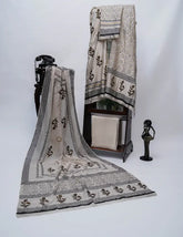 3-Piece Block Printed Silk Suit