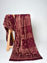 Block Printed Velvet Shawl