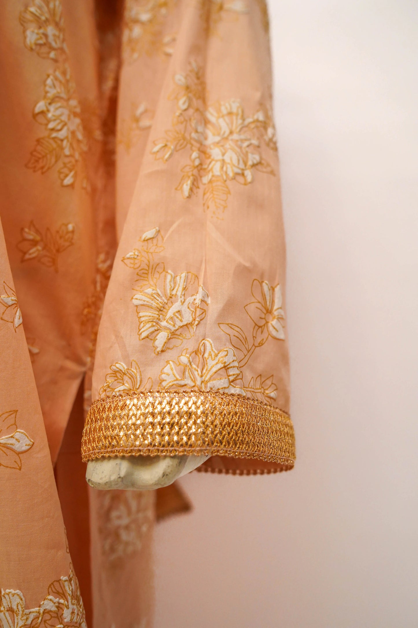 Pure lawn screen-printed three-piece suit