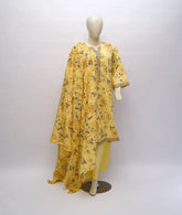 3-Piece Screen Printed Lawn Suit