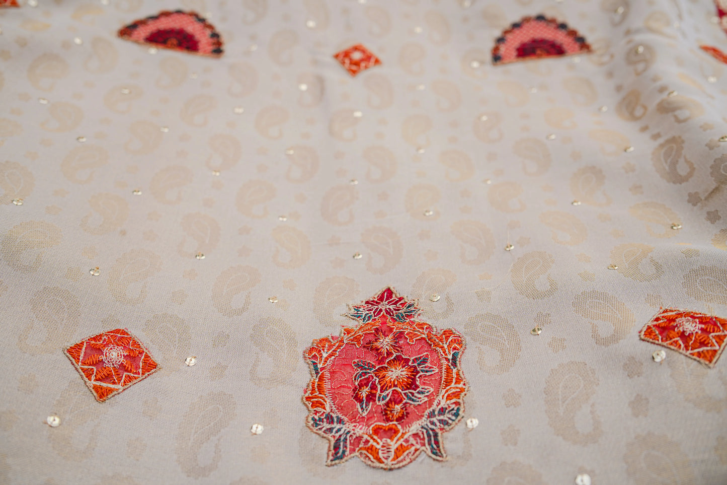 Silk Missouri shawl