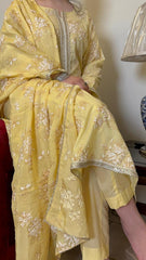 3-Piece Screen Printed Lawn Suit