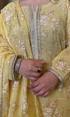 3-Piece Screen Printed Lawn Suit
