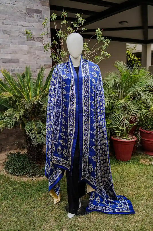 Pure Shamoze Block Printed Shawl