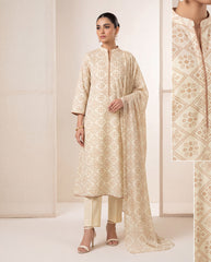 3pc Lawn Suit – (Unstitched)