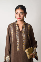 Stone Wash Block Printed Suit