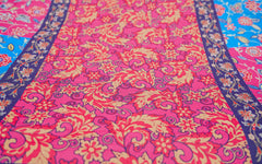 Digital printed silk shawl