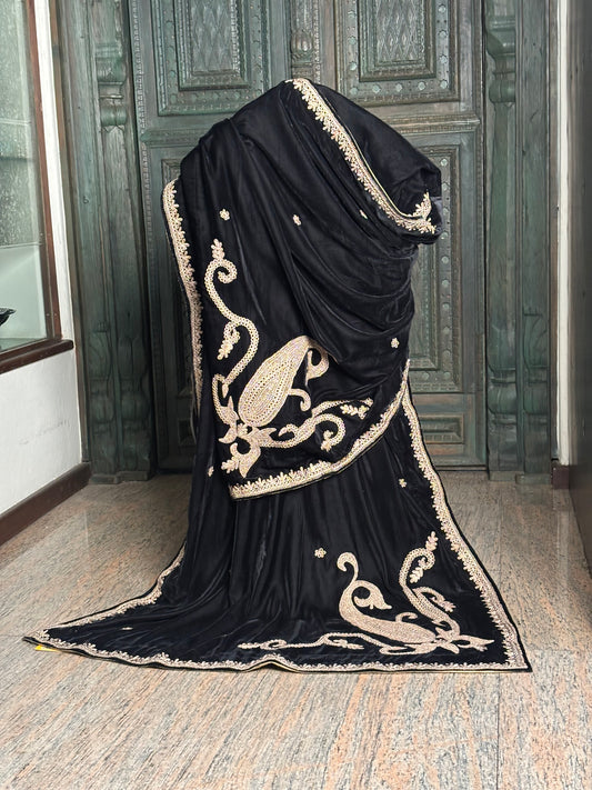 Doree Work Velvet Shawl