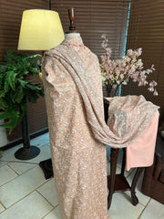floral Block Print Lawn suit