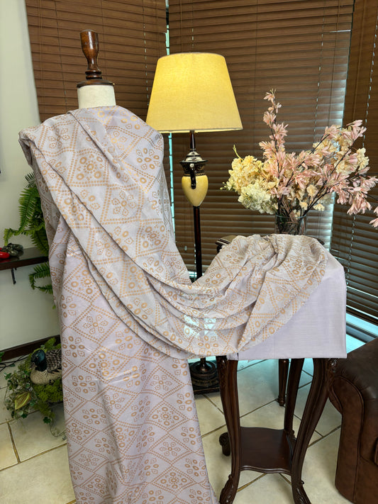 Chunri block Print Lawn Suit