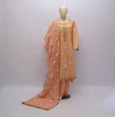 3-Piece Screen Printed Lawn Suit