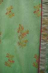 Pure lawn screen-printed three-piece suit