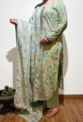 3-Piece Screen Printed Lawn Suit