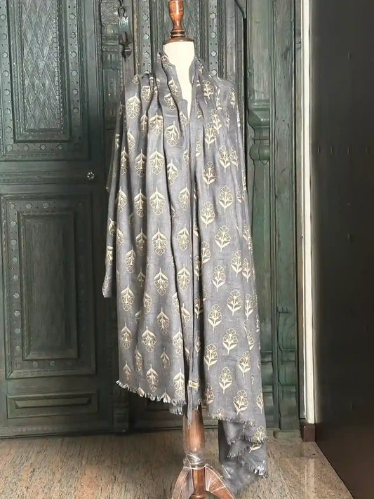 Pashmina Block Printing Shawl