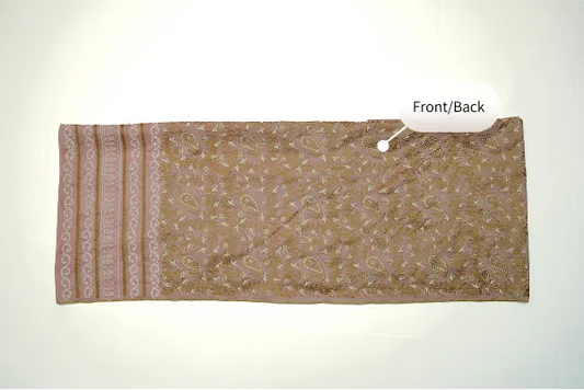 3-Piece Block Printed Silk Suit