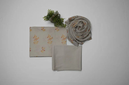 3-Piece Screen Printed Lawn Suit