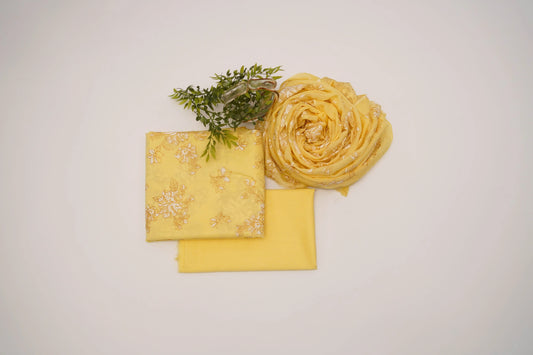 3-Piece Screen Printed Lawn Suit