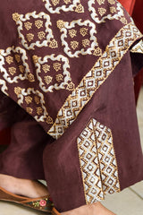 Stone Wash Block Printed Suit