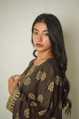 Stone Wash Block Printed Suit