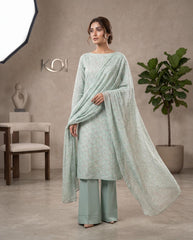 3pc Lawn Suit – (Unstitched)